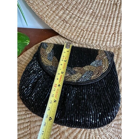 Rue de Calais vintage black clutch - Picture 5 of 11